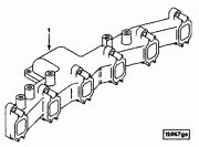 Выпускной коллектор Cummins B 5.9 Выпускной коллектор Cummins B 5.9