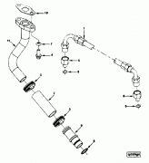 Трубопроводы турбокомпрессора Cummins ISLe 400