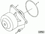 Водяной насос 3973114 Cummins ISLe 400
