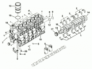Блок цилиндров Cummins L375 20