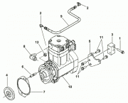 Компрессор двигателя Cummins L375 20