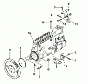 Топливный насос высокого давления Cummins L375 20