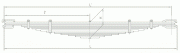 Рессора ГАЗ 3308-2902012-10 передняя