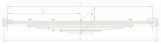 Рессора ГАЗ 4230-2902012 передняя Рессора ГАЗ 4230-2902012 передняя